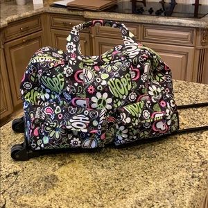 Justice duffle bag roller suitcase